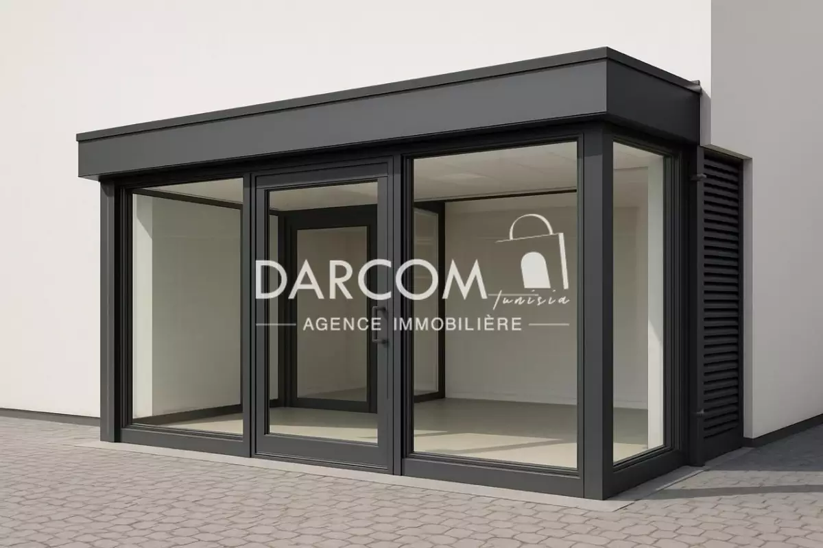 à vendre local tout commerce de 66,11 m² aux Jardins de Carthage