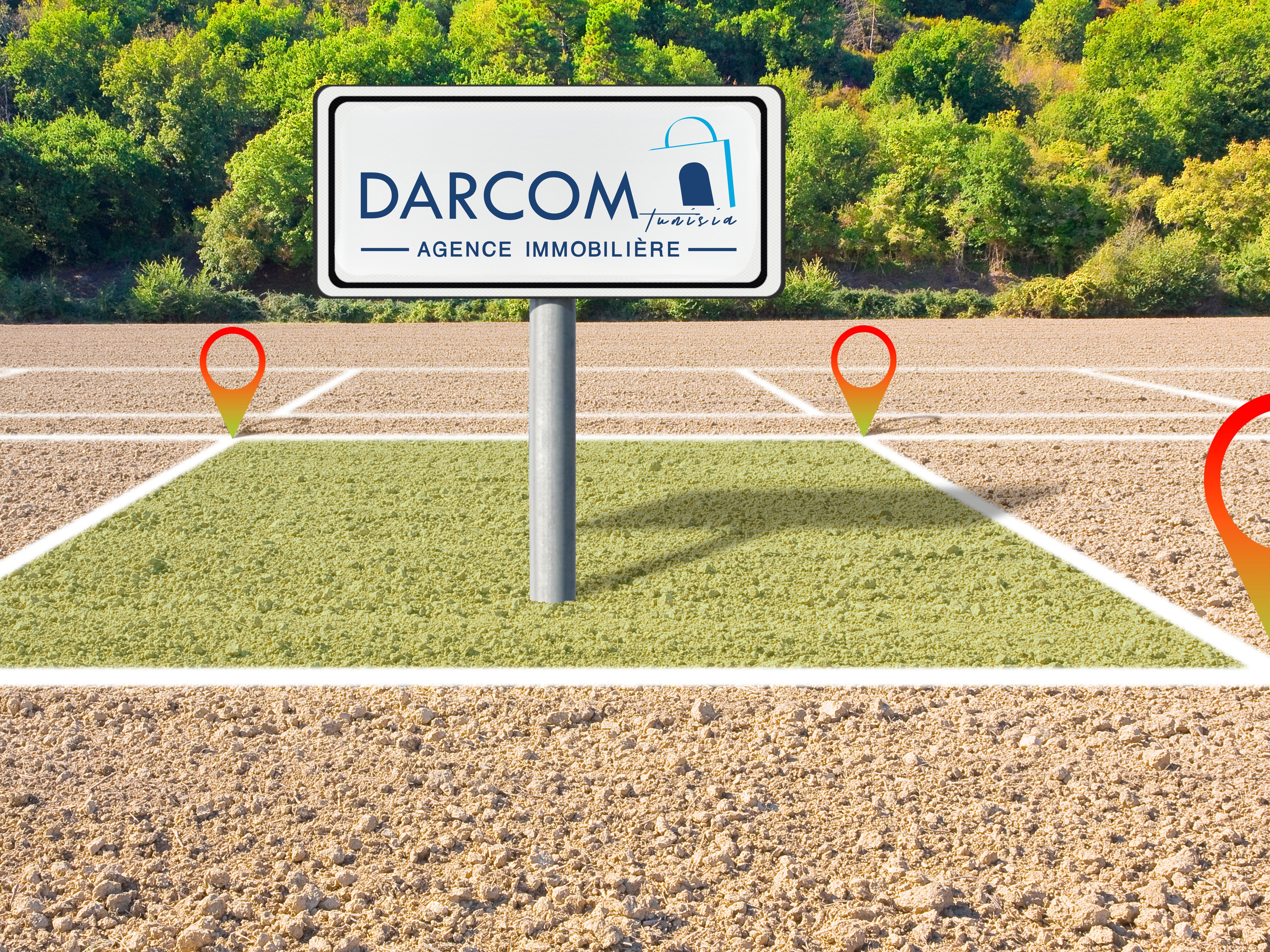 A vendre terrain 540 m² à Sidi salah chotrana 1